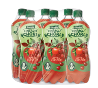 Produktbild für 6 x 0,75L Einfach Schorle Apfel-Kirsche